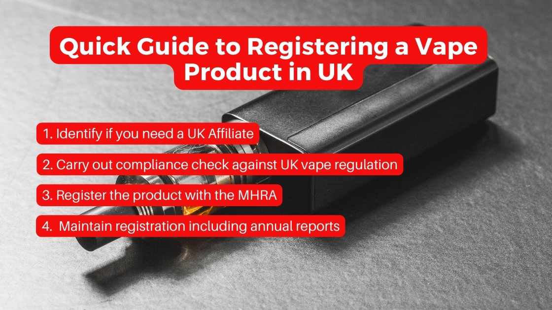 How to register a vape product in the UK